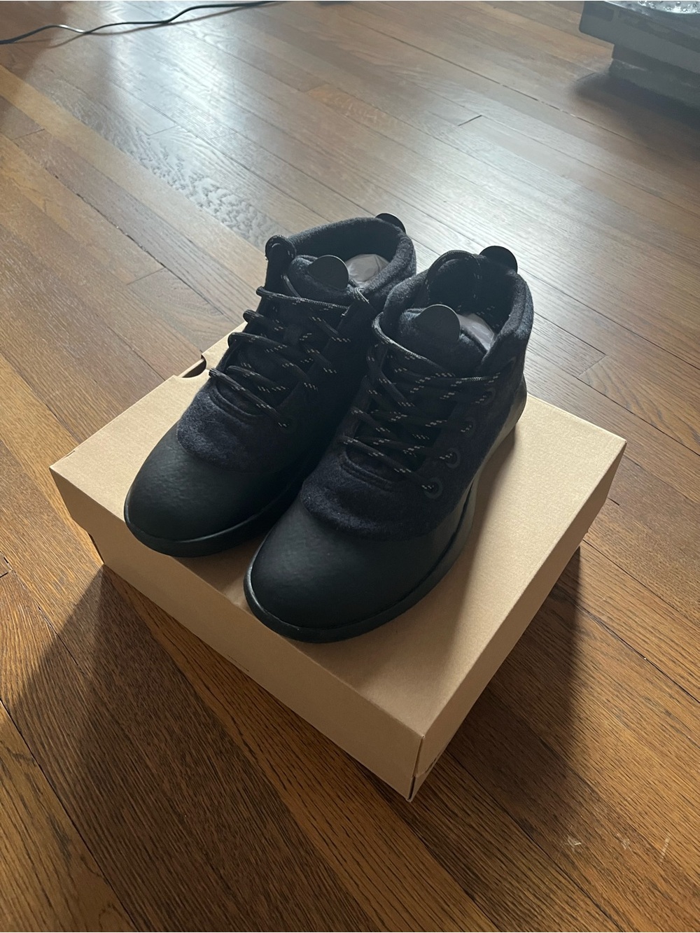 Allbirds Men's Navy/Black Mid-Top Lace-Up Walkers